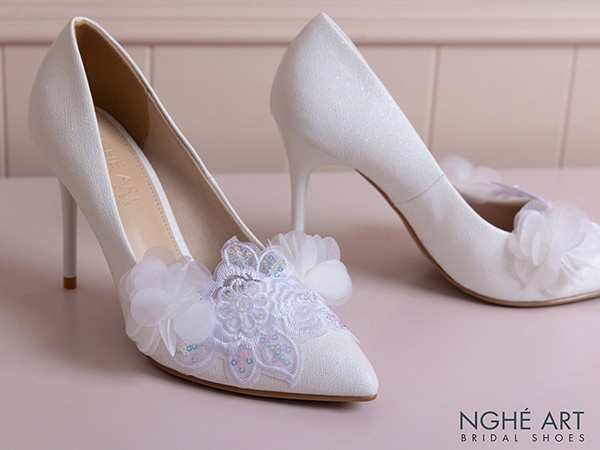 Giày Cưới Nàng Mây Nghé Art - Thiết Kế Kẹo Ngọt Cho Ngày Chung Đôi