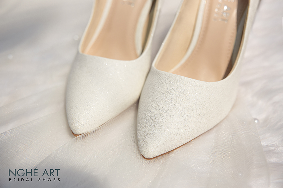 Giày cưới Nghé Art basic 377 - Ảnh 8 -  Nghé Art Bridal Shoes – 0822288288