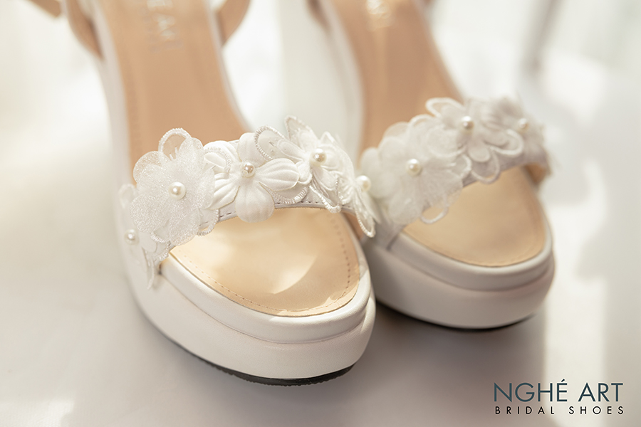 Giày cưới Nghé Art xuồng hoa 424-xuong - Ảnh 5 - Nghé Art Bridal Shoes – 0822288288