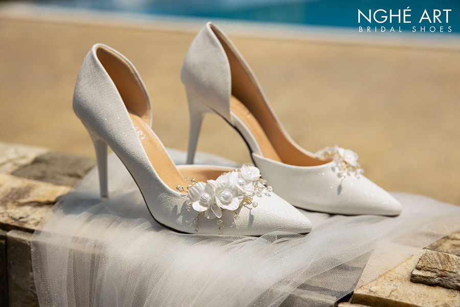 Mẫu giày cưới mới nhất của Nghé Art tháng 5 năm nay - Ảnh 1 - Nghé Art Bridal Shoes – 0822288288