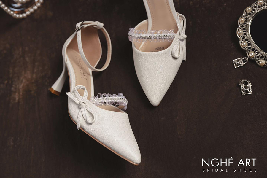 Mẫu giày cưới mới nhất của Nghé Art tháng 5 năm nay - Ảnh 2 - Nghé Art Bridal Shoes – 0822288288