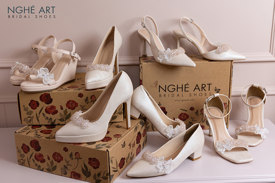 Bản Tình Ca Ánh Sắc Vàng Champagne - Ảnh 1 - Nghé Art Bridal Shoes – 0822288288