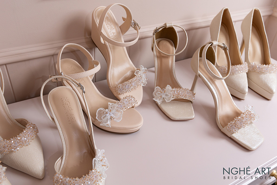 Bản Tình Ca Ánh Sắc Vàng Champagne - Ảnh 4 - Nghé Art Bridal Shoes – 0822288288