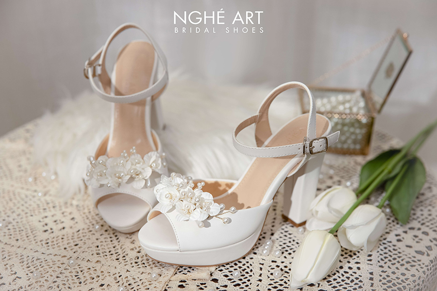 Bộ sưu tập Giày cưới mới nhất của Nghé Art Bridal Shoes 2023 - Ảnh 5 - Nghé Art Bridal Shoes – 0822288288
