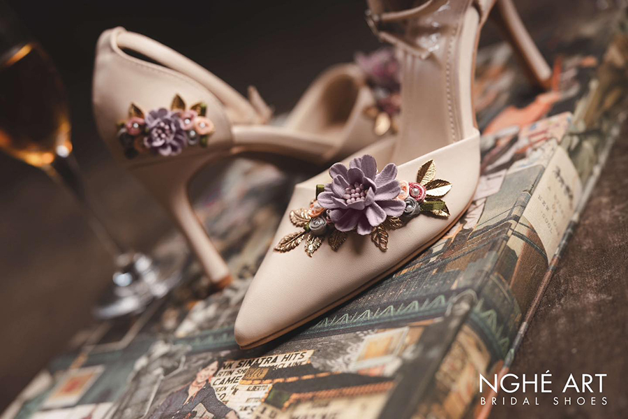 Bộ sưu tập giày đính hoa mới nhất đến từ nhà Nghé Art Bridal Shoes - Ảnh 6 -  Nghé Art Bridal Shoes – 0822288288