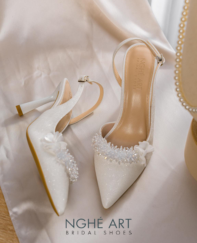 BST Giày cưới Gót Hồng - Ảnh 3 - Nghé Art Bridal Shoes – 0822288288