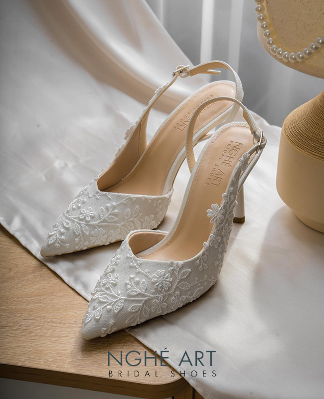 BST Giày cưới Gót Hồng - Ảnh 4 - Nghé Art Bridal Shoes – 0822288288