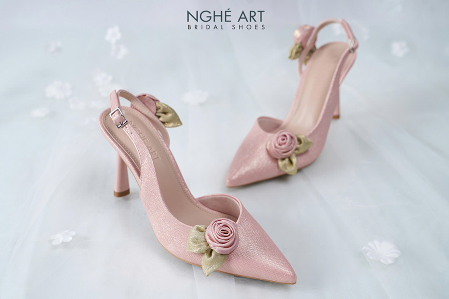 Giày cưới Rose Candy - Ảnh 4 - Nghé Art Bridal Shoes – 0822288288
