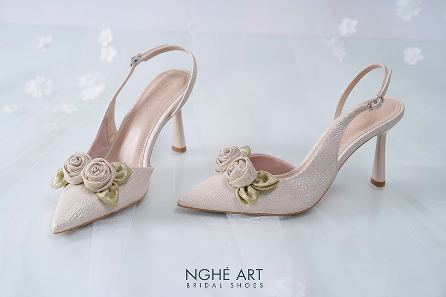 Giày cưới Rose Candy - Ảnh 6 - Nghé Art Bridal Shoes – 0822288288