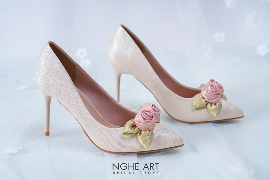 Giày cưới Rose Candy - Ảnh 7 - Nghé Art Bridal Shoes – 0822288288
