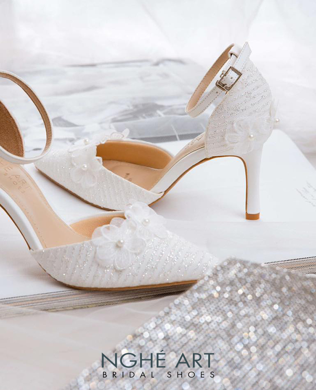 Cách chọn giày cưới theo chiều dài váy - Ảnh 10 - Nghé Art Bridal Shoes – 0822288288