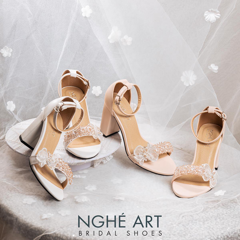 Cách chọn giày cưới theo chiều dài váy - Ảnh 9 - Nghé Art Bridal Shoes – 0822288288