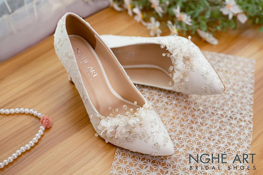 Chọn giày cưới cao gót cho cô dâu thấp - Ảnh 6 -  Nghé Art Bridal Shoes – 0822288288