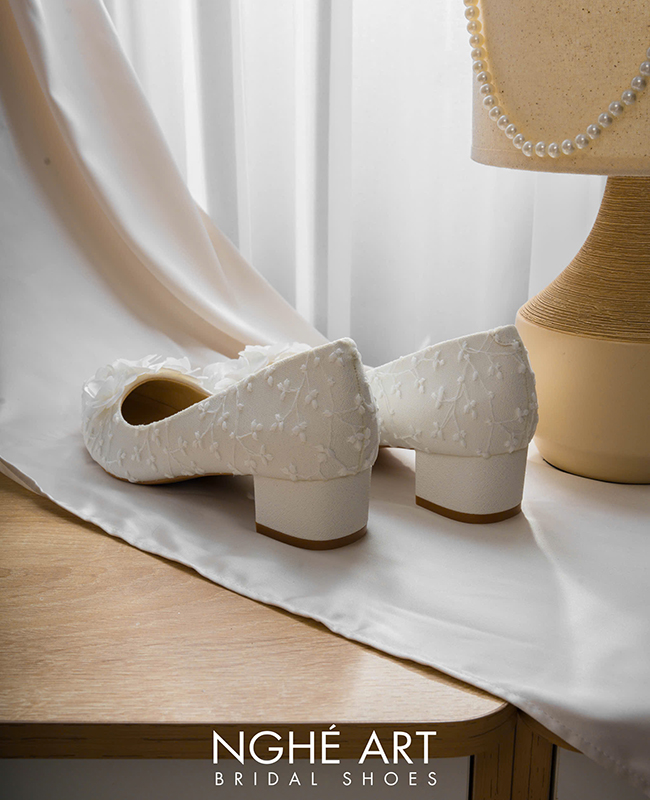 Nghìn Dáng Giày Cưới Cho Nàng Dâu Tỏa Sáng - Ảnh 4 - Nghé Art Bridal Shoes – 0822288288