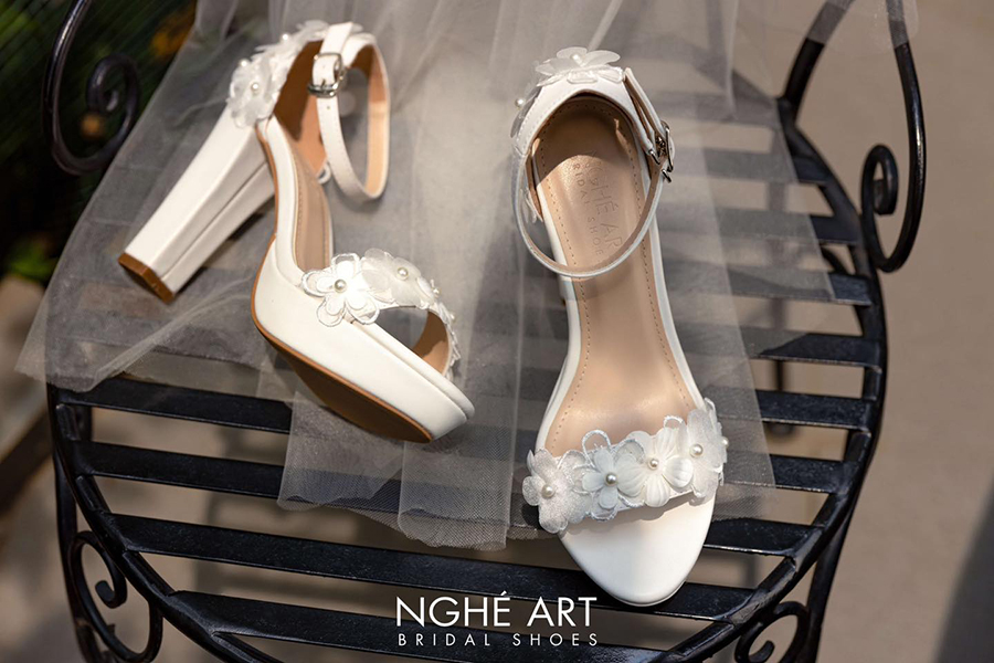 Giày cao gót cho cô dâu - Ảnh 6 - Nghé Art Bridal Shoes – 0822288288