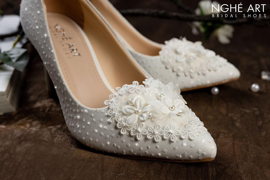 Giày cao gót cho cô dâu - Ảnh 9 - Nghé Art Bridal Shoes – 0822288288