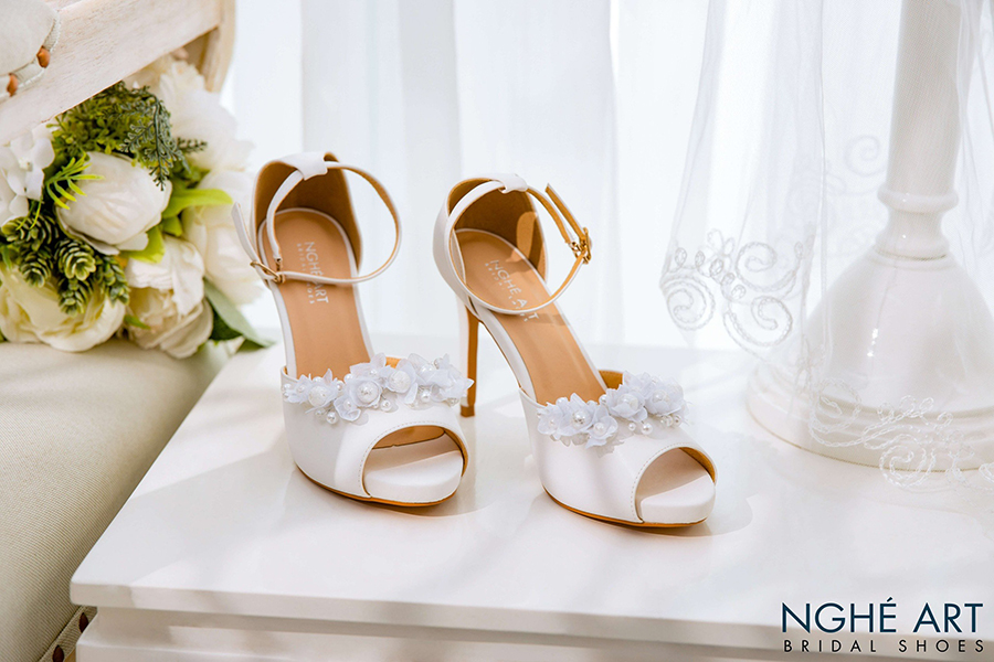 Giày cô dâu handmade - Ảnh 3 -  Nghé Art Bridal Shoes – 0822288288