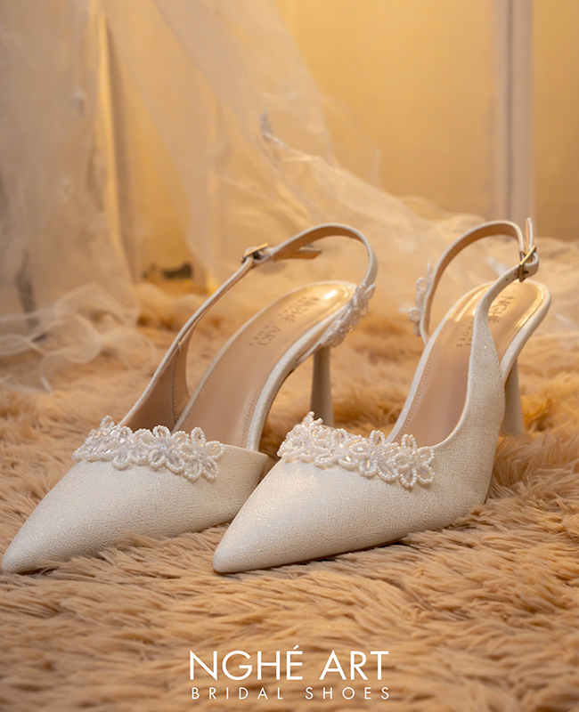 Giày cưới cho buổi tiệc tối - Ảnh 3 - Nghé Art Bridal Shoes – 0822288288
