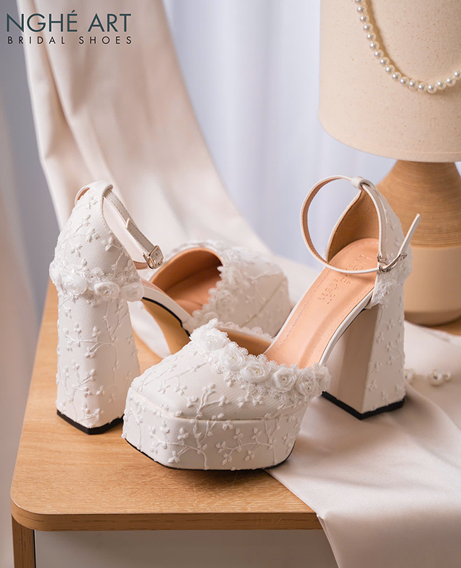 Giày cưới cho buổi tiệc tối - Ảnh 4 - Nghé Art Bridal Shoes – 0822288288