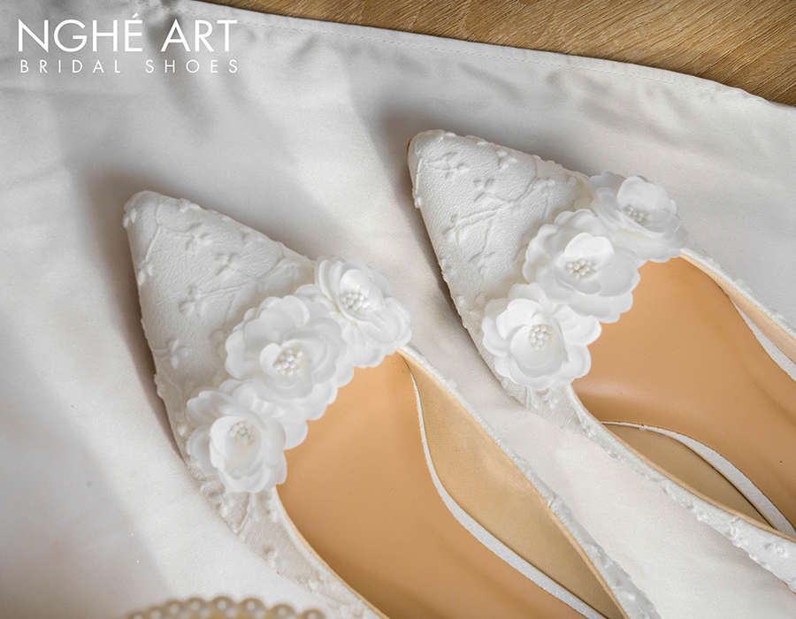 Giày cưới cho buổi tiệc tối - Ảnh 5 - Nghé Art Bridal Shoes – 0822288288