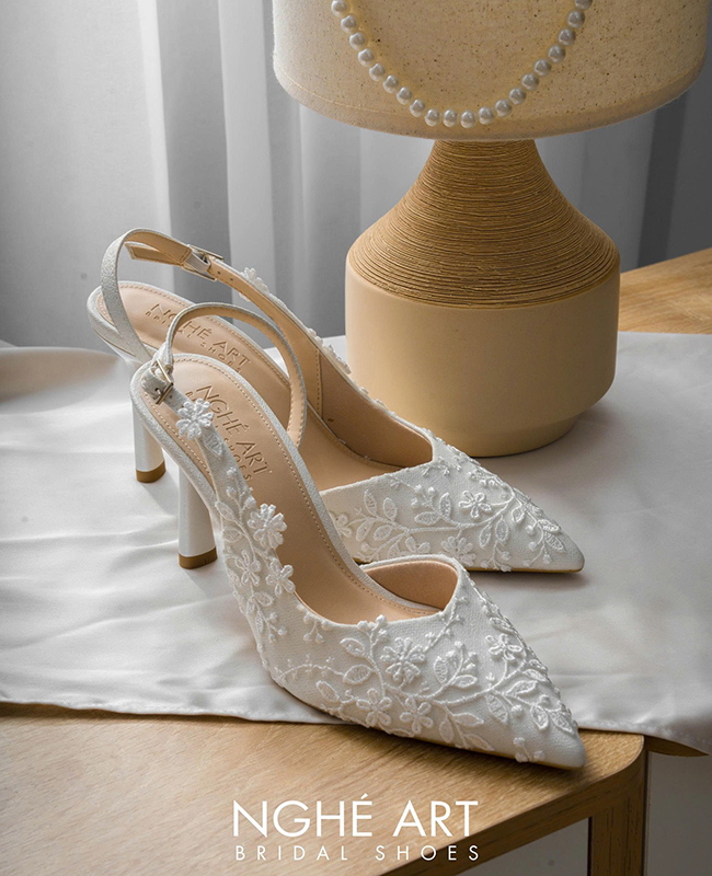 Giày cưới cho buổi tiệc tối - Ảnh 6 - Nghé Art Bridal Shoes – 0822288288