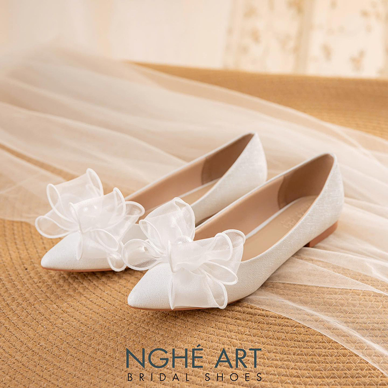 Giày Cưới Cho Cô Dâu Có Bầu - Ảnh 1 - Nghé Art Bridal Shoes – 0822288288