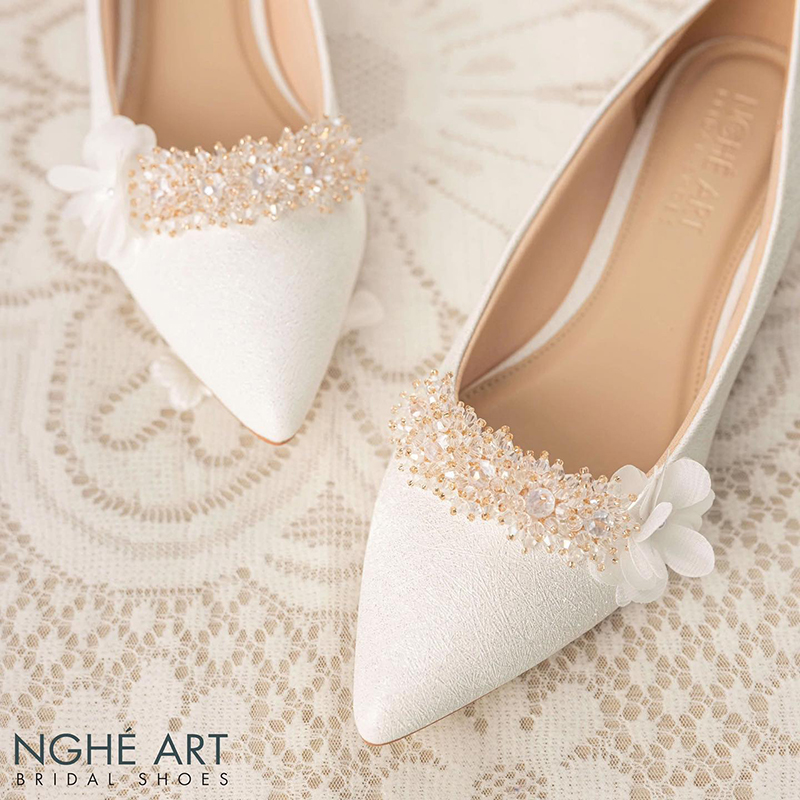 Giày Cưới Cho Cô Dâu Có Bầu - Ảnh 4 - Nghé Art Bridal Shoes – 0822288288