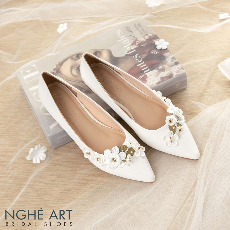 Giày Cưới Cho Cô Dâu Có Bầu - Ảnh 5 - Nghé Art Bridal Shoes – 0822288288