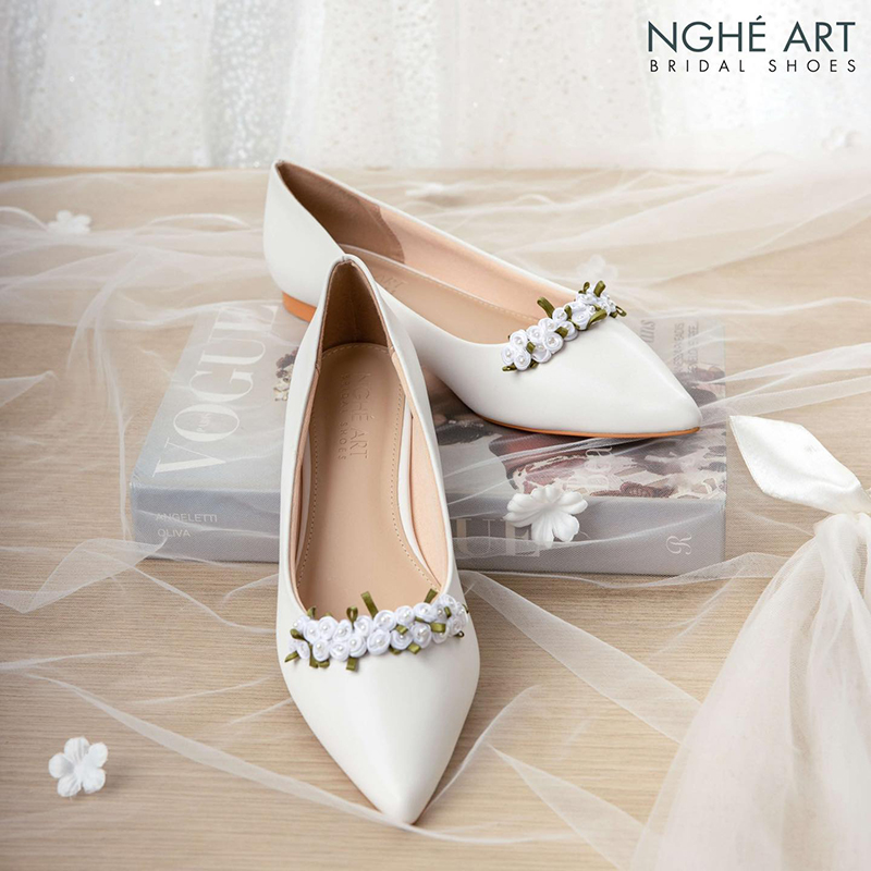 Giày Cưới Cho Cô Dâu Có Bầu - Ảnh 6 - Nghé Art Bridal Shoes – 0822288288