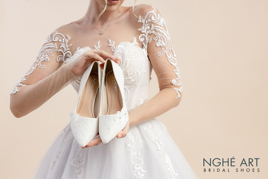 Review địa điểm bán giày cưới cô dâu tại thành phố Hồ Chí Minh - Ảnh 1 - Nghé Art Bridal Shoes – 0822288288
