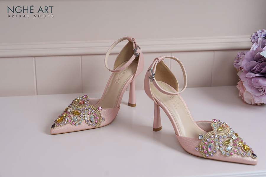 Giày cưới đính đá cao cấp - Ảnh 10 - Nghé Art Bridal Shoes – 0822288288
