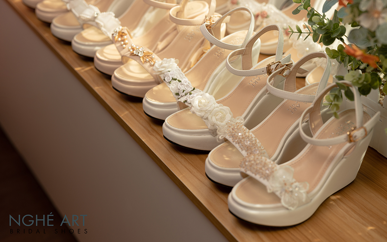 Giày Cưới Handmade - Ảnh 4 - Nghé Art Bridal Shoes – 0822288288