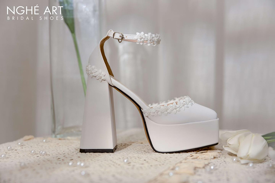Giày cô dâu Mary Jane - Ảnh 4 - Nghé Art Bridal Shoes – 0822288288