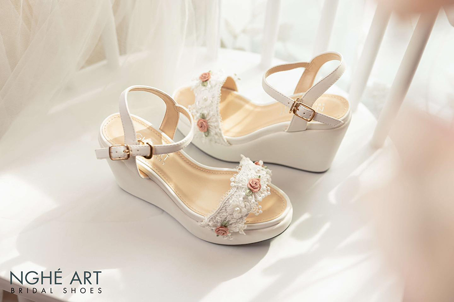 Giày cưới hoạ tiết đặc biệt - Ảnh 7 - Nghé Art Bridal Shoes – 0822288288