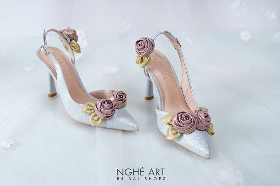 Bản hoà ca ngọt ngào của từng đôi giày cưới trong mùa Valentine - Ảnh 4 - Nghé Art Bridal Shoes – 0822288288