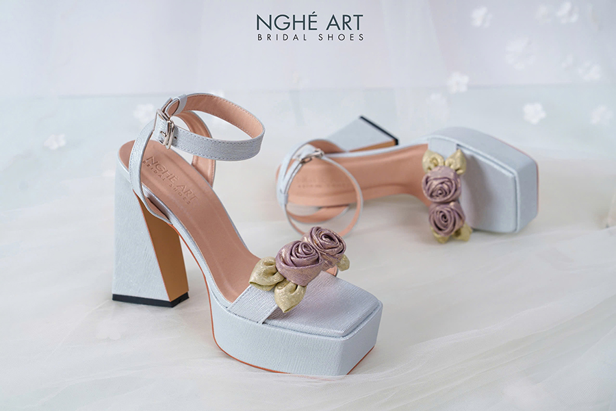Bản hoà ca ngọt ngào của từng đôi giày cưới trong mùa Valentine - Ảnh 7 - Nghé Art Bridal Shoes – 0822288288