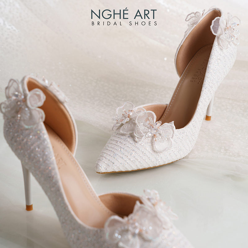 Giày Cưới Scarpin Khoét Eo - Ảnh 5 - Nghé Art Bridal Shoes – 0822288288