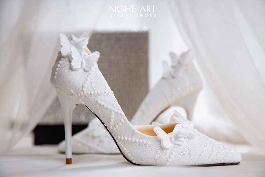 Đặt giày cưới theo yêu cầu tại Nghé Art - Ảnh 1 - Nghé Art Bridal Shoes – 0822288288