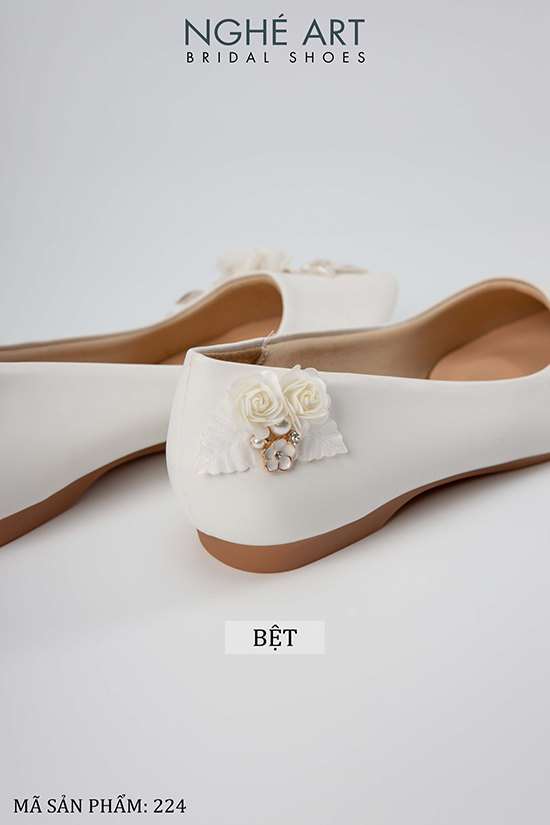 Mua giày cưới búp bê - cách chọn mẫu giày bệt ưng ý cho cô dâu - Ảnh 2 -  Nghé Art Bridal Shoes – 0908590288