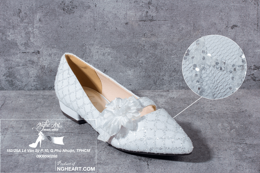 Những ưu điểm giày cưới bệt mang lại cho cô dâu vào ngày trọng đại - Ảnh 9 -  Nghé Art Bridal Shoes – 0908590288