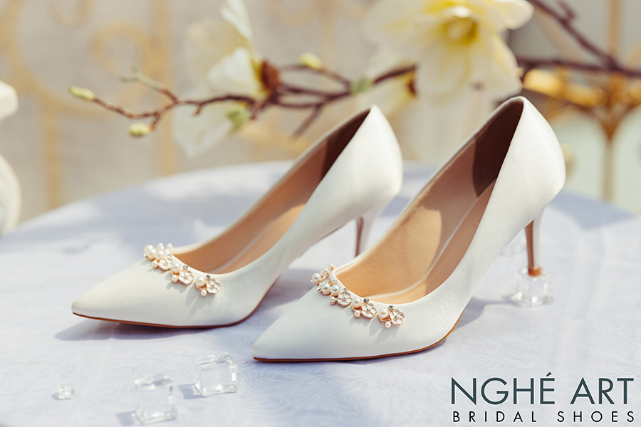 Top 10 mẫu giày cưới đẹp nhất các cô dâu đừng nên bỏ qua - Ảnh 10 -  Nghé Art Bridal Shoes – 0908590288