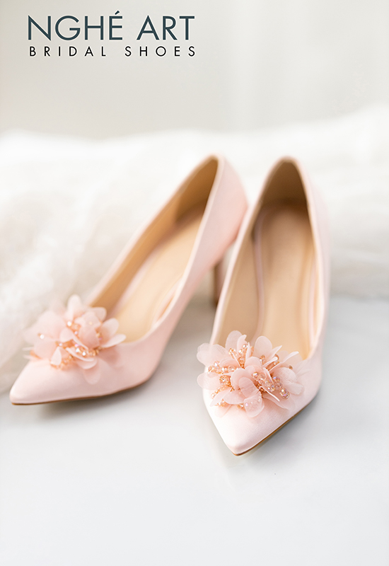 Top 10 mẫu giày cưới đẹp nhất các cô dâu đừng nên bỏ qua - Ảnh 11 -  Nghé Art Bridal Shoes – 0908590288